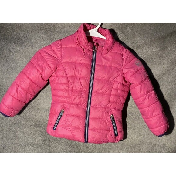 Michael Kors Other - Michael Kors Toddler Girls Pink Puffer Jacket 3T Fleece Lined Winter Coat